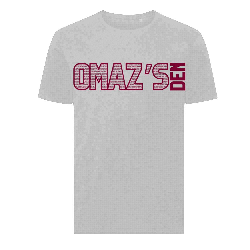 Omazs Sport T shirt Maroon logo